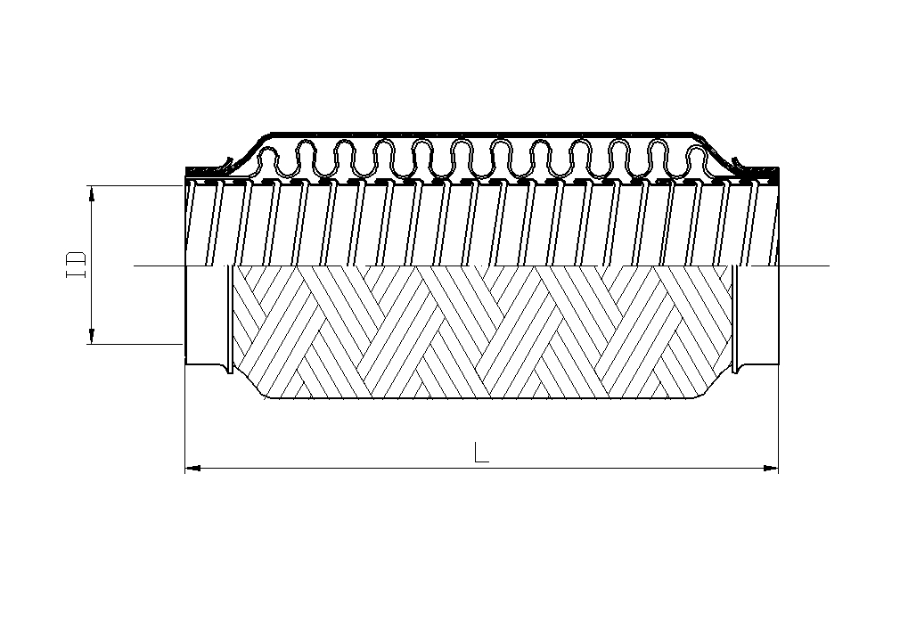 Automotive Steel Flexible Exhaust Pipe Coupling