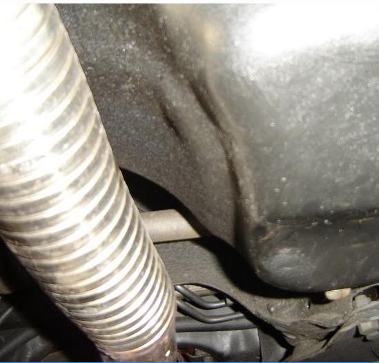 I have a bad exhaust leak at the flex pipe..somewhat crappy idle..any