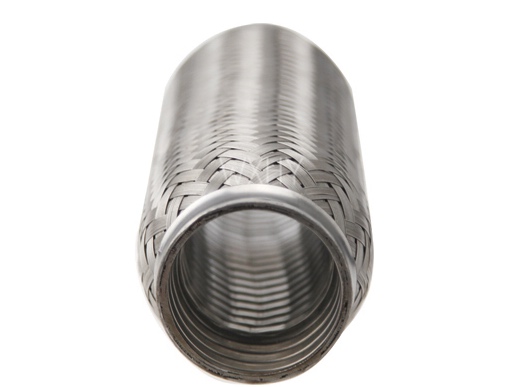 Automotive flexible exhaust hose 2.5 inch with stainless steel short